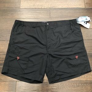 Hook And Tackle Outfitters Shorts Mens 52 Waist Black All Water Series Quick Dry